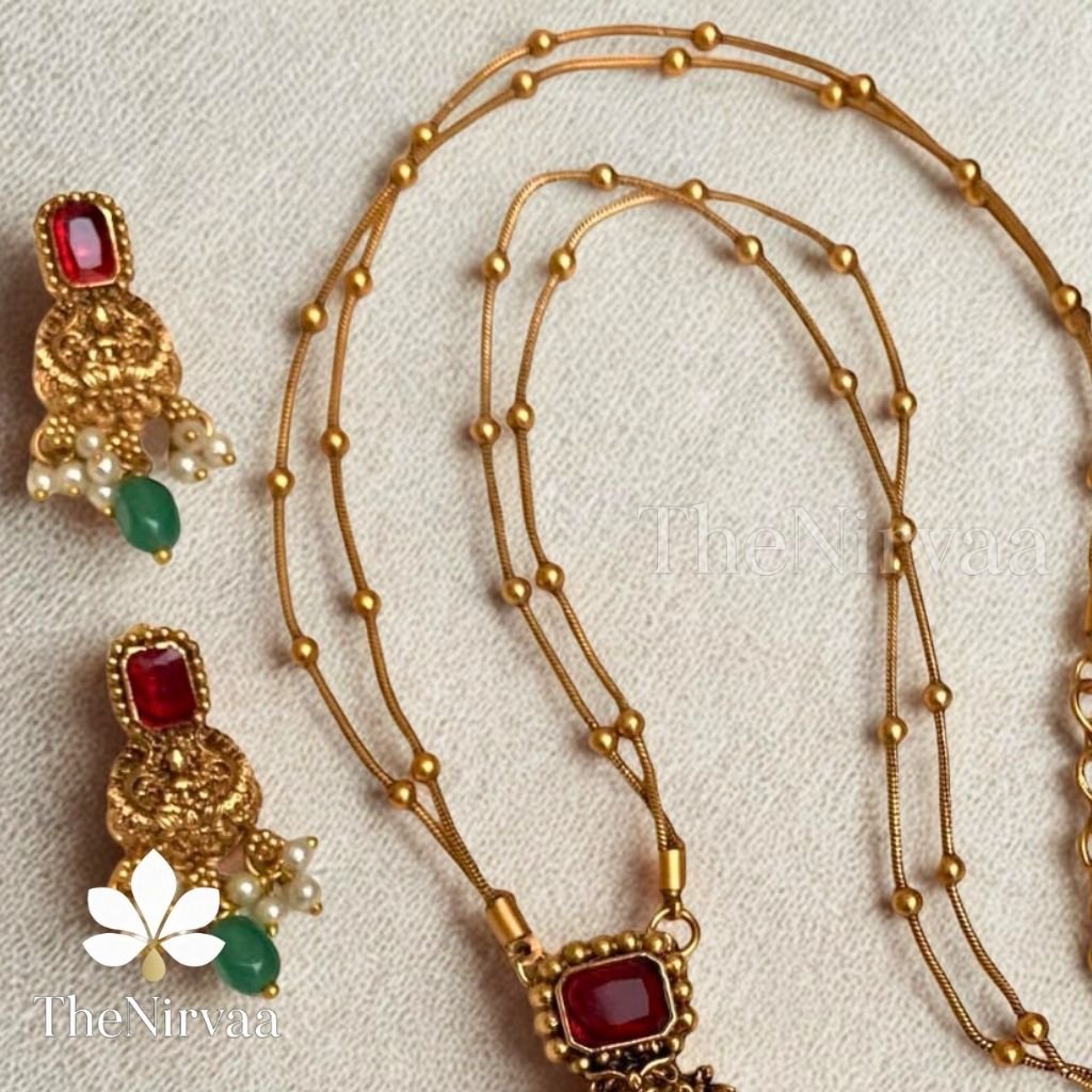 Lakshmi Devi Kemp Long chain set